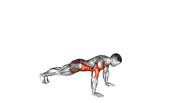 Push Up with Twist exercise demonstration