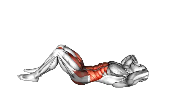 Air Twisting Crunch exercise demonstration