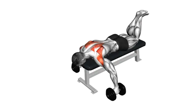 Dumbbell Prone Full Can Exercise exercise demonstration