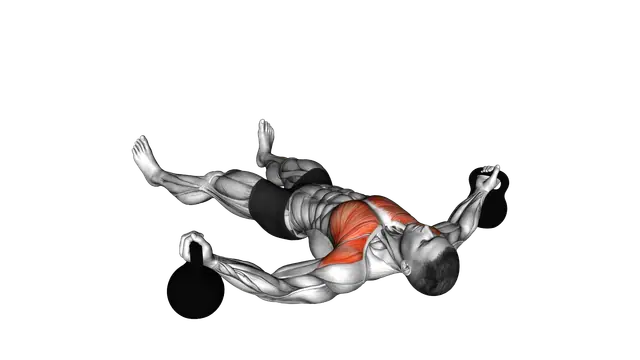Kettlebell Floor Fly exercise demonstration