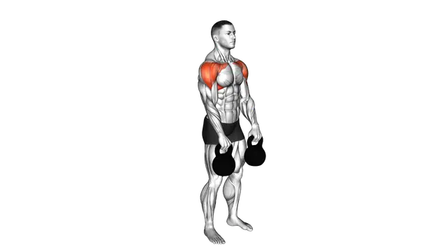 Kettlebell Front Raise exercise demonstration