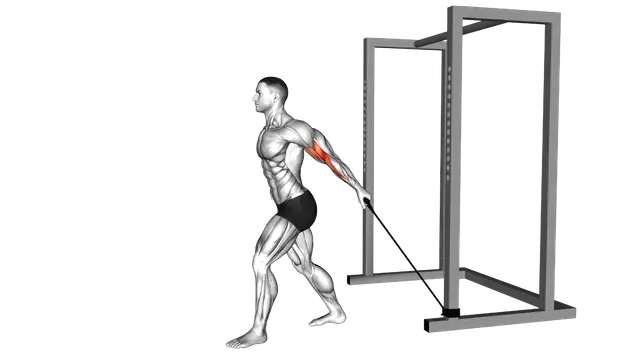 Band 45 degrees One Arm Biceps Curl exercise demonstration