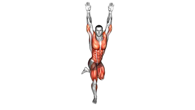 Back Kick Overhead Press exercise demonstration