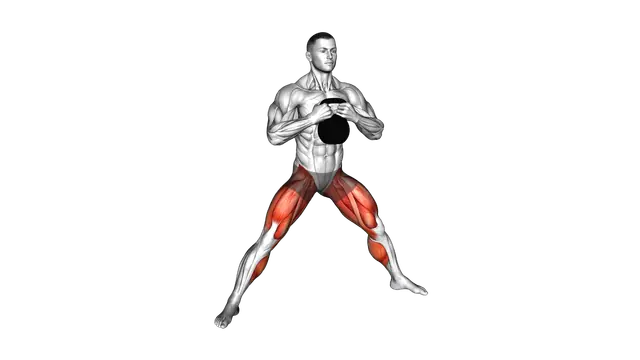 Kettlebell Cossack Squat exercise demonstration