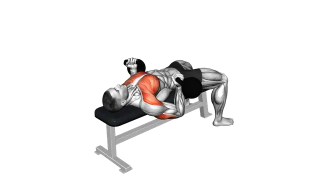 Kettlebell Reverse Bench Press exercise demonstration