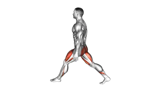 Bodyweight Low Split Squat exercise demonstration
