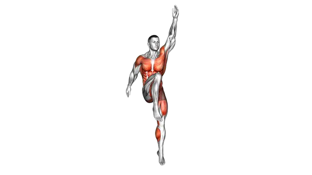 Jumping Air Bike Arm Swing exercise demonstration
