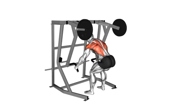 Lever Bent Over Low Row exercise demonstration