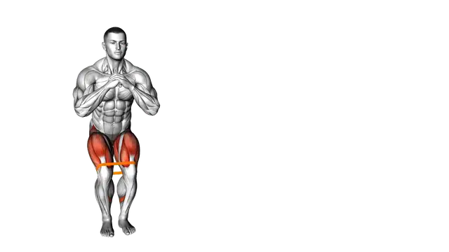 Resistance Band Lateral Walk exercise demonstration