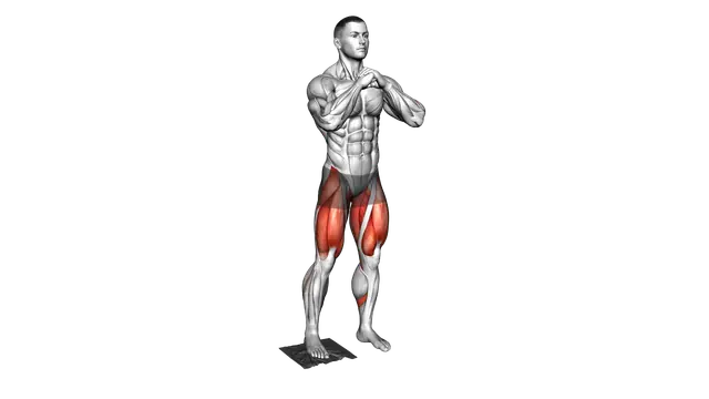 Bodyweight Side Squat with Towel exercise demonstration