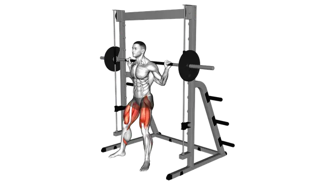 Smith Sumo Chair Squat exercise demonstration
