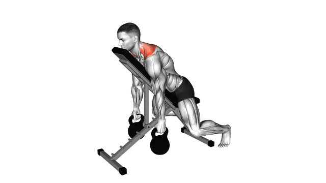 Kettlebell Decline Shrug exercise demonstration