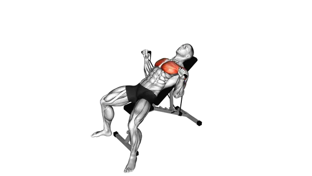 Band Incline Bench Press exercise demonstration