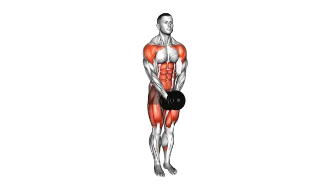 Dumbbell Change Lateral Raise Curtsey Lunge exercise demonstration