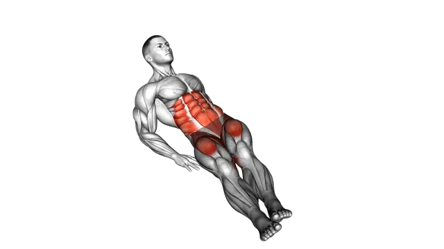 Bodyweight Rainbow Leg Raise exercise demonstration