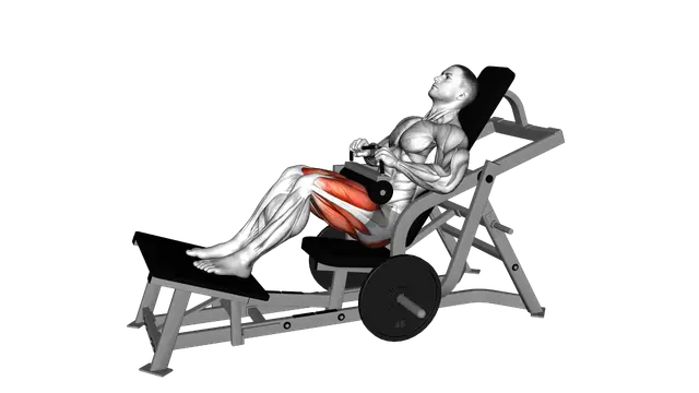 Lever Hip Thrust (plate loaded) exercise demonstration