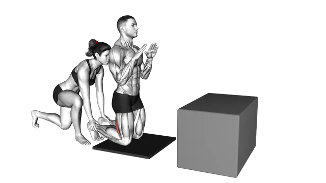 Assisted Partial Range Inverse Leg Curl exercise demonstration