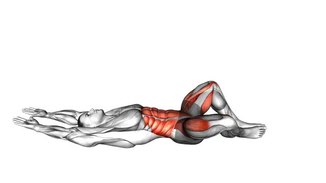 Alternate Frog Crunch exercise demonstration