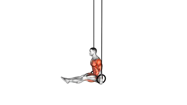 Ring Handstand to L Sit exercise demonstration
