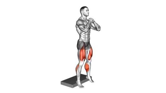 Bodyweight Heel Elevated Squat exercise demonstration