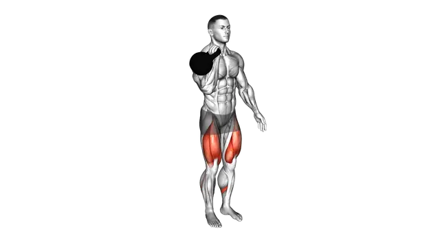 Kettlebell Contralateral Reverse Lunge exercise demonstration