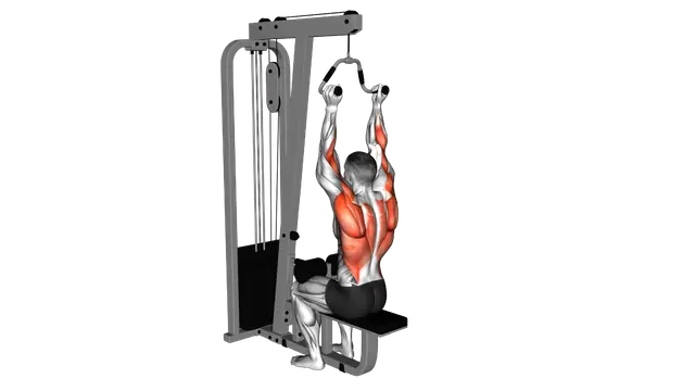 Cable Neutral Grip Lat Pulldown exercise demonstration