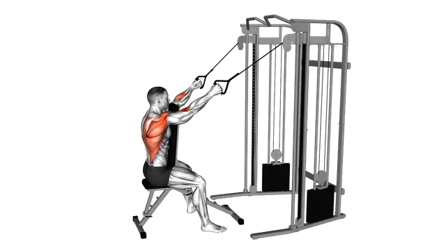 Cable High Row with Chest Support exercise demonstration