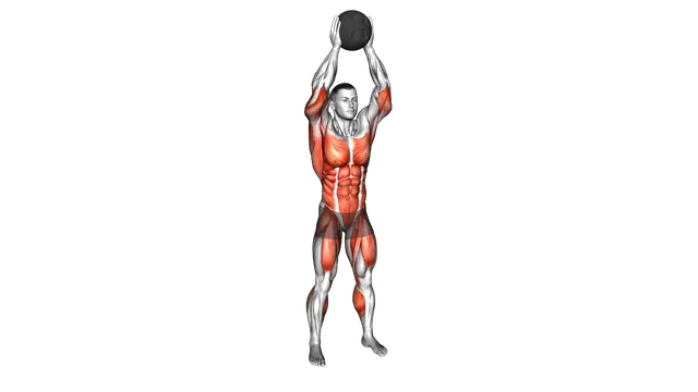 Medicine Ball Side to Side Slam exercise demonstration