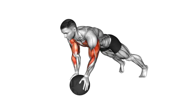Medicine Ball Plyo Push Up exercise demonstration