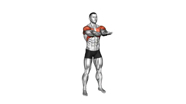 Arms Forward and Behind the Neck exercise demonstration