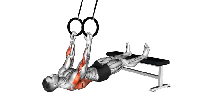 Ring Neutral Grip Inverted Row exercise demonstration