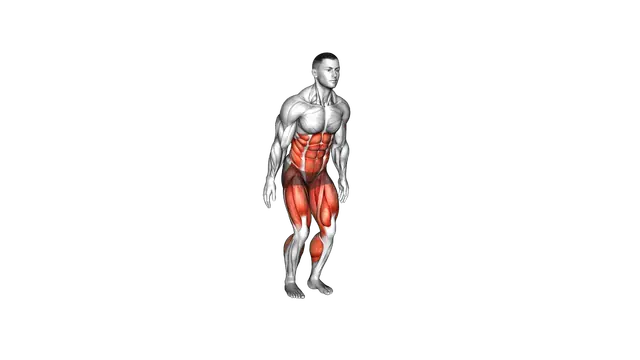 3 Point Standing Hops exercise demonstration