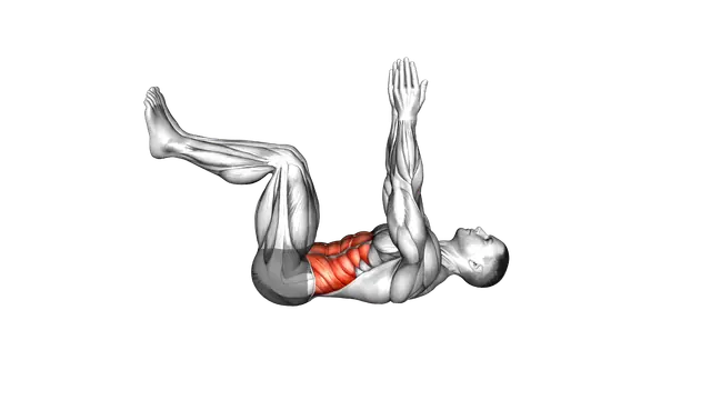 Hollow Body Tuck exercise demonstration