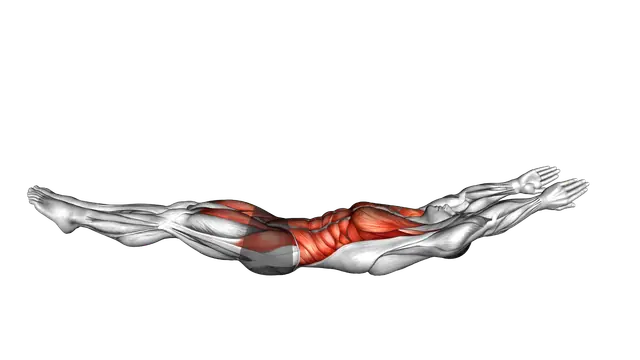 Hollow Body Hover exercise demonstration