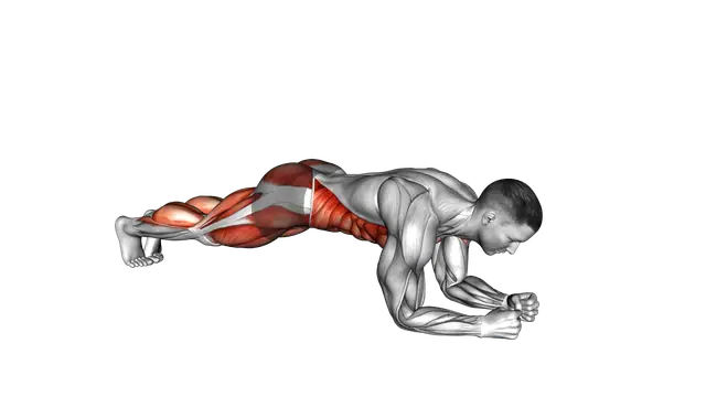 Elbow Plank 3 Point Hops exercise demonstration