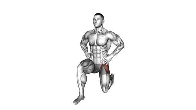 Kneeling Hip Flexor Frontal exercise demonstration