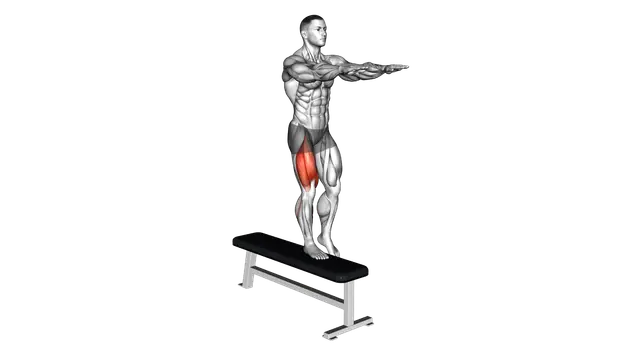 Bodyweight Lateral Step Up exercise demonstration