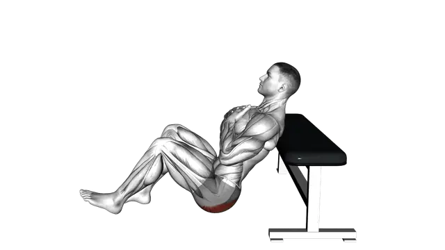 Glute Single Leg Bridge from Bench exercise demonstration