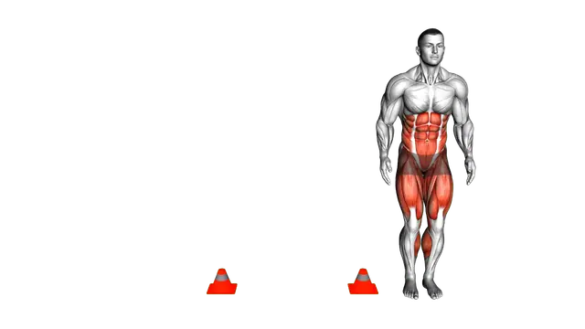 Curtsey Side Step exercise demonstration
