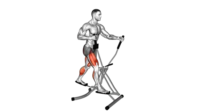 Lever Air Walk exercise demonstration
