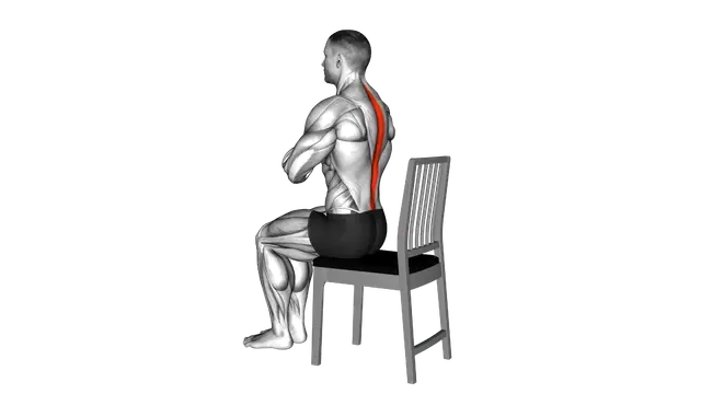 Seated Lean Back on a Chair exercise demonstration