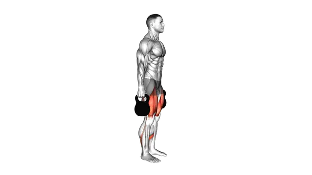 Kettlebell Forward Backward Lunge exercise demonstration