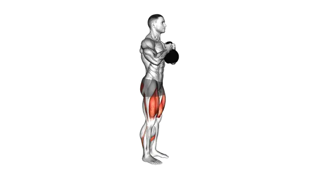 Kettlebell Goblet Forward Backward Lunge exercise demonstration