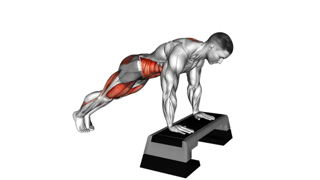 Incline Mountain Climber on Stepbox exercise demonstration