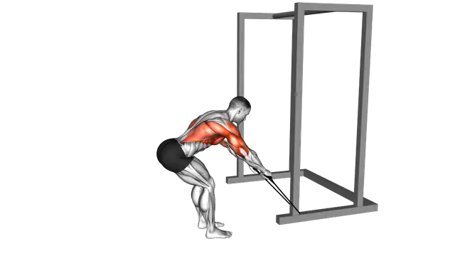 Band Bent Over Rear Deltoid Kickback exercise demonstration
