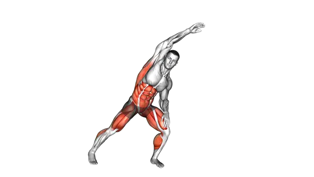 Alternate Side Step Jump Side Bend exercise demonstration