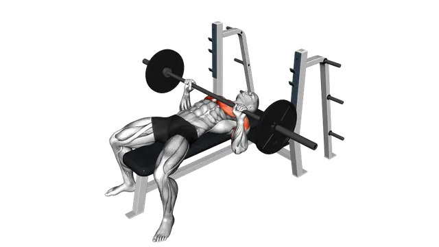 Barbell Explosive Bench Press exercise demonstration