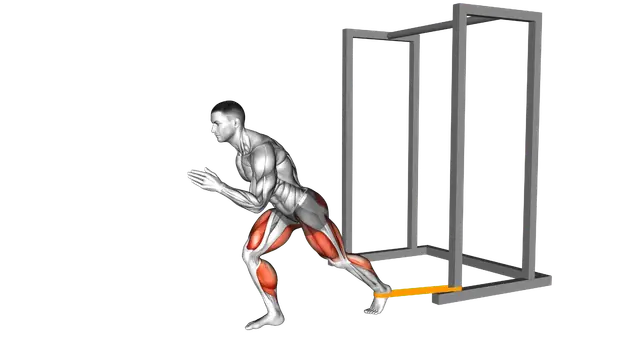Resistance Band Speed Step exercise demonstration