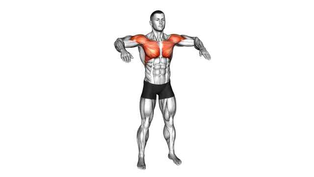 Arm Double Crossover exercise demonstration