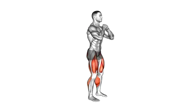 Chair Squat to Toe Stand exercise demonstration